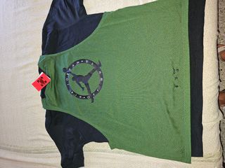 Canotta Jordan x Off-White Verde oliva Tg L