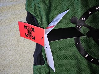 Canotta Jordan x Off-White Verde oliva Tg L