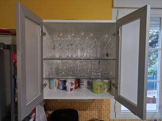 Vitrina IKEA - Gris y Blanca