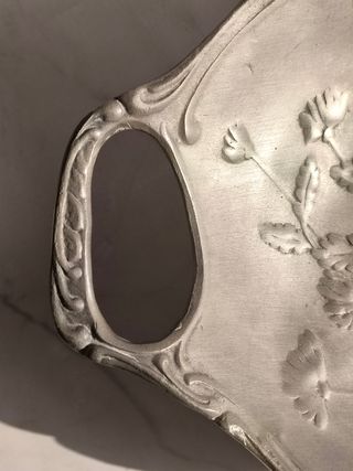 Bandeja Peltre (estaño) Art Nouveau