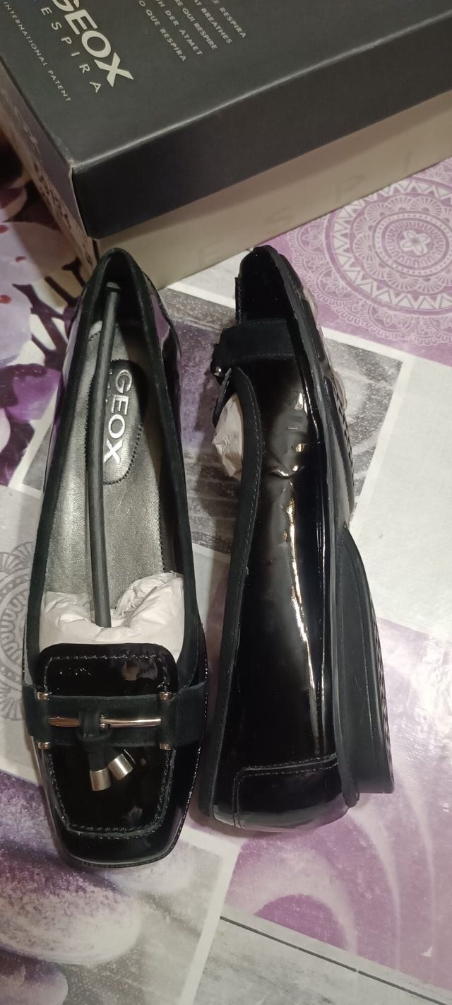 Zapatos Geox negros mujer - talla 38