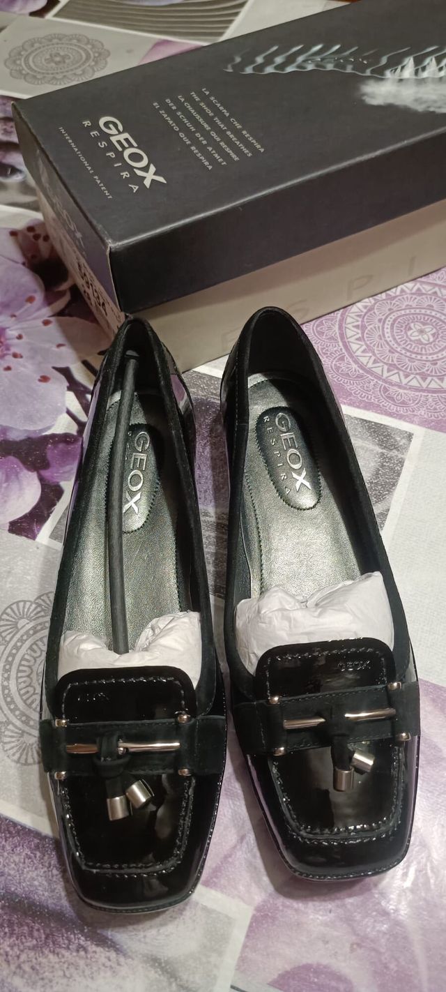 Zapatos Geox negros mujer - talla 38
