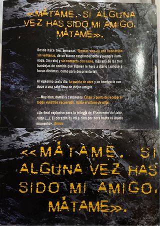 El corredor del laberinto: la cura mortal