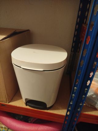 Papelera baño - Blanca