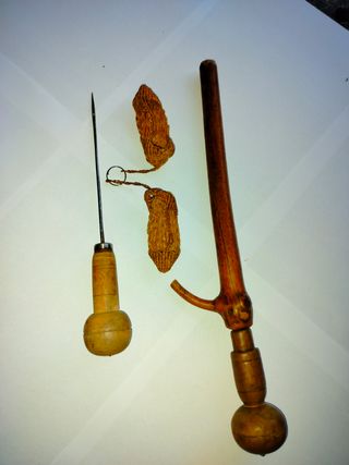 Alpargatas de esparto sin estrenar + útiles