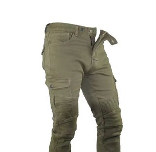 Pantalones moto Komine - Verde Oliva.