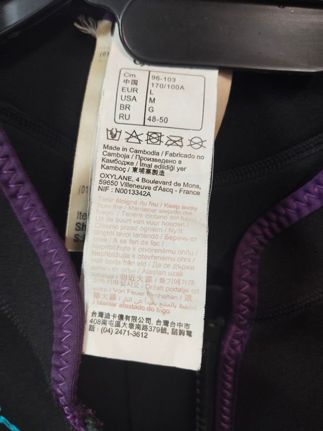 Traje neopreno Tribord corto