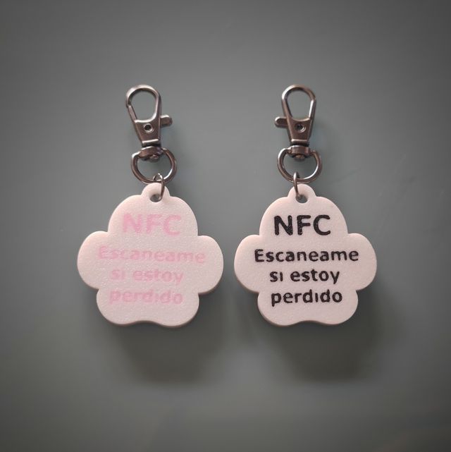Colgante con NFC para mascotas