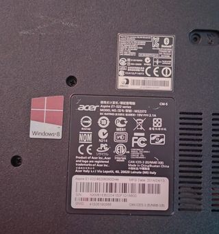 Portátil Acer negro