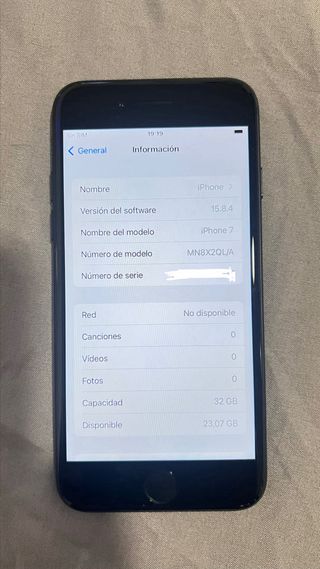 iPhone 7 negro 32Gb - Como nuevo