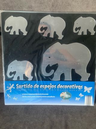Espejos decorativos lagartos, elefances y circulos