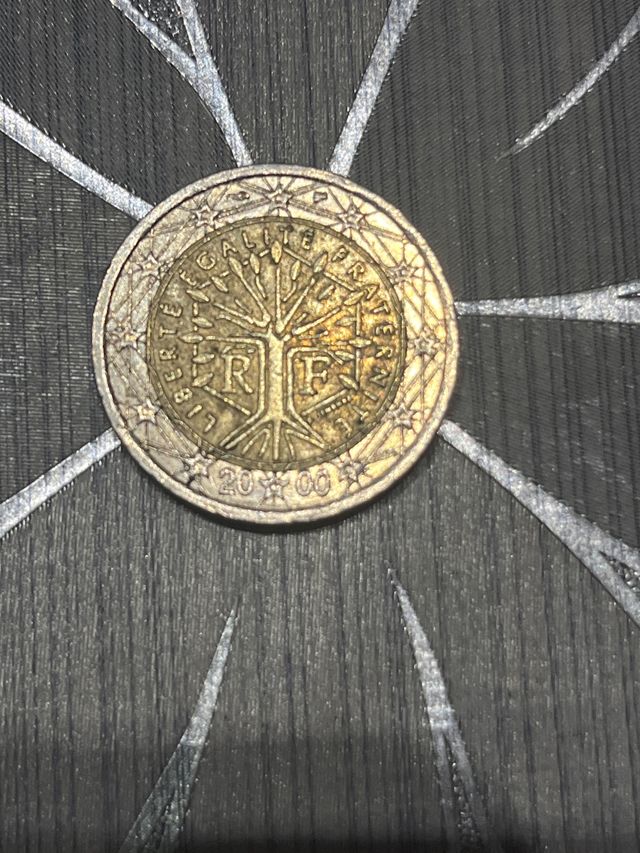 Moneda 2 euros Francia 2000