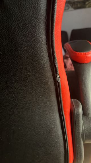 Silla gaming Racing roja-negra