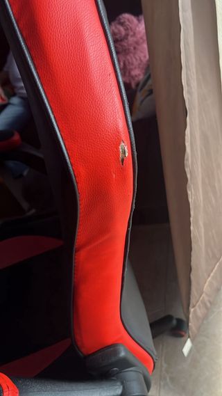 Silla gaming Racing roja-negra