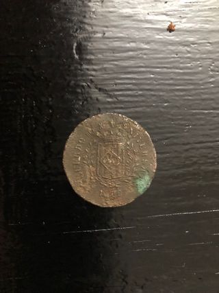 Moneda antigua francesa 1826