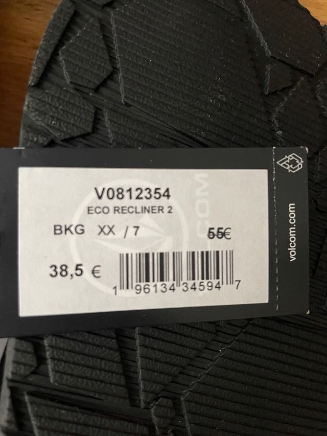 Chanclas Volcom - Negras