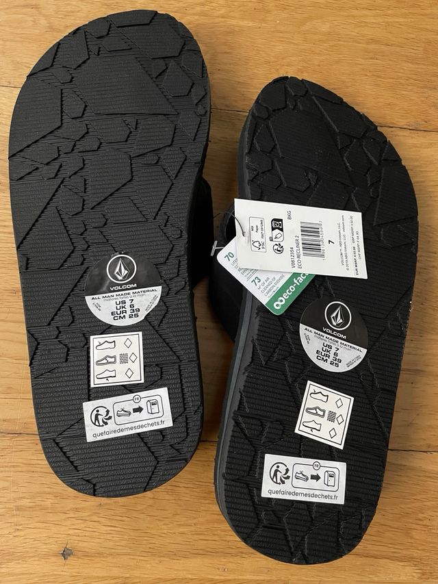 Chanclas Volcom - Negras