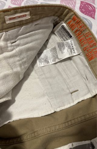 Pantalón chino Dockers beige Skinny W31 L34