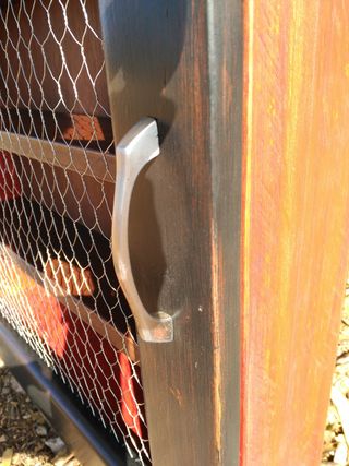 Fresquera/estantería de madera