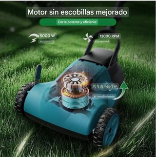 A ESTRENAR! Cortacésped eléctrico 2 baterías Litio