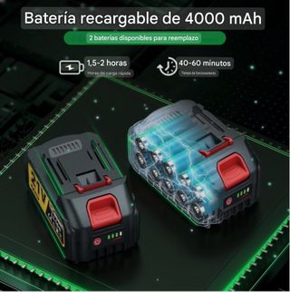 A ESTRENAR! Cortacésped eléctrico 2 baterías Litio