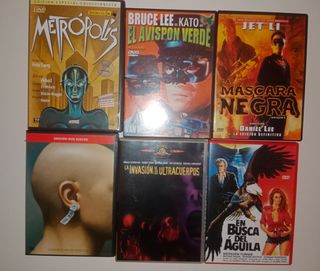 Lote 6 DVDs: Clásicos Cine Fantástico