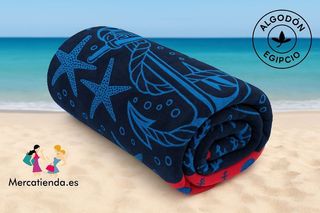 Toalla playa XXL 100% algodón egipcio
