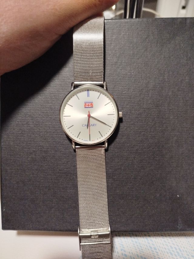 Reloj Calgary - Pulsera malla metálica