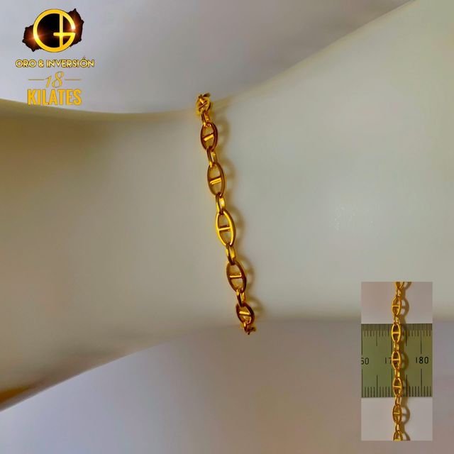 Pulsera Oro 18K 5,1 grs 18,5 cms / 4 mm Dama