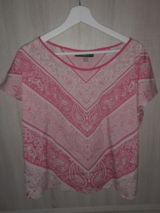 Camiseta Urban Style rosa - Talla L