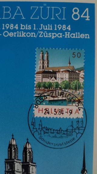 Cartoline NABA Zuri 84 - Svizzera