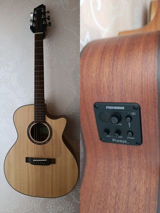 Guitarra electroacústica con Fishman