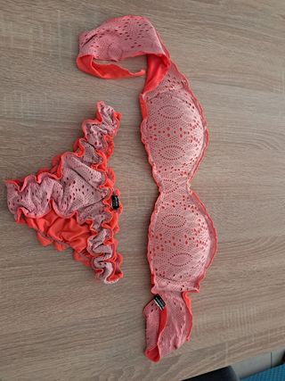 Bikini Calzedonia arancio rosa