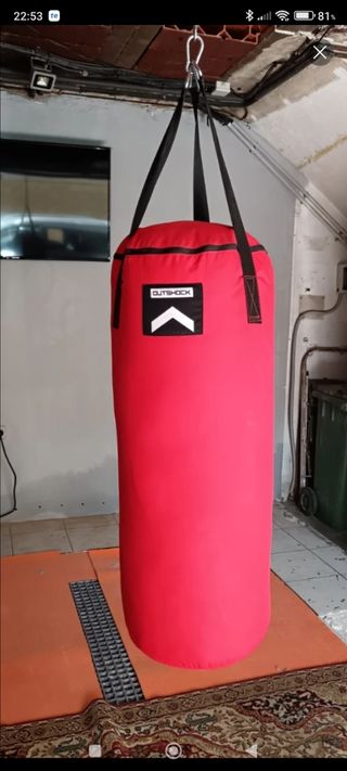 Saco boxeo Outshock rojo