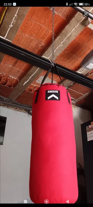 Saco boxeo Outshock rojo