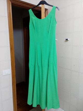 Vestido verde fiesta talla 40