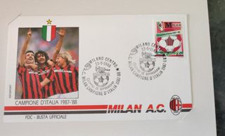 Busta 1° giorno Milan 1987-88