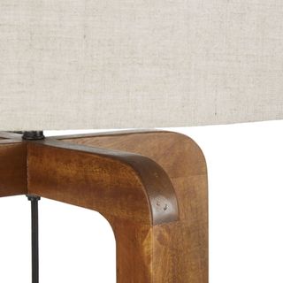 Pantalla lámpara beige de Lino