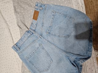 Short vaquero azul