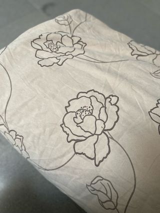 Edredón beige 90cm - Algodón