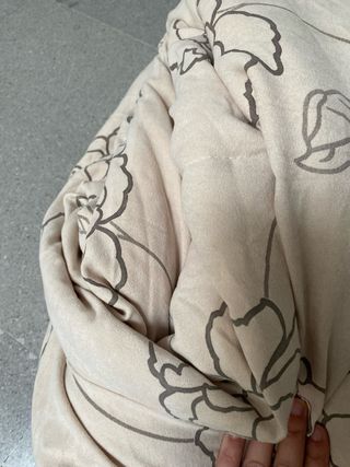 Edredón beige 90cm - Algodón