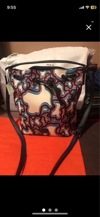 Bolso Tous multicolor tipo saco