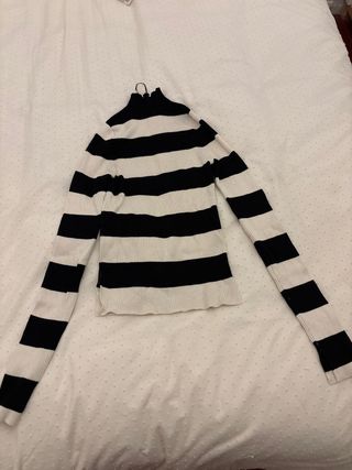 Jersey rayas blanco-negro