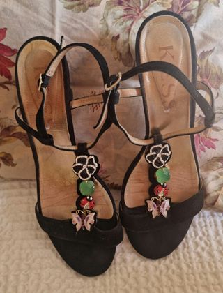Sandalias Kess negras T39