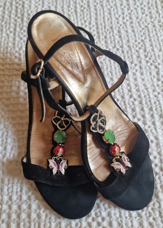 Sandalias Kess negras T39