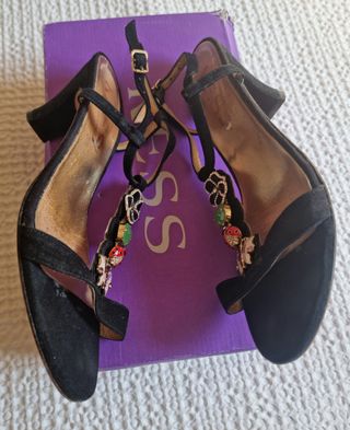 Sandalias Kess negras T39