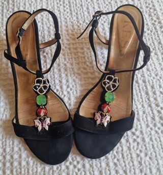 Sandalias Kess negras T39