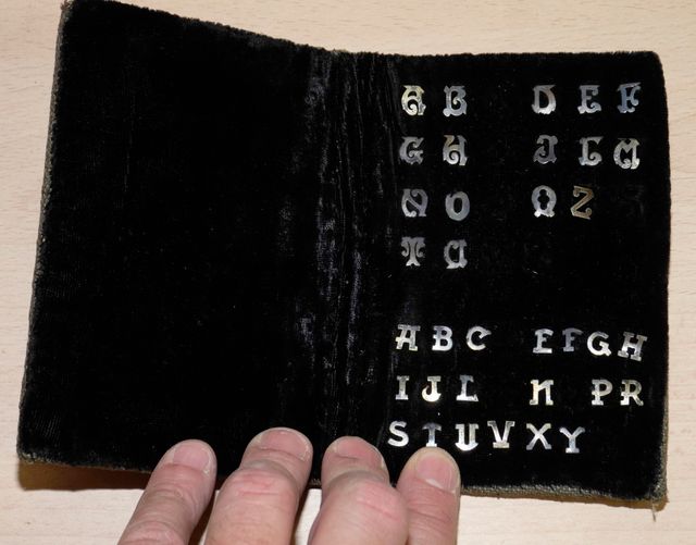 MUESTRARIO DE LETRAS PARA JOYERIA U ORFEBRERIA