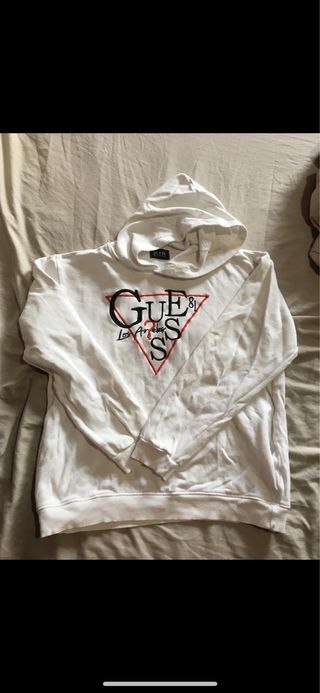 Sudadera Guess blanca talla S