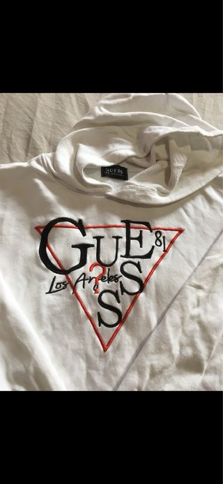 Sudadera Guess blanca talla S